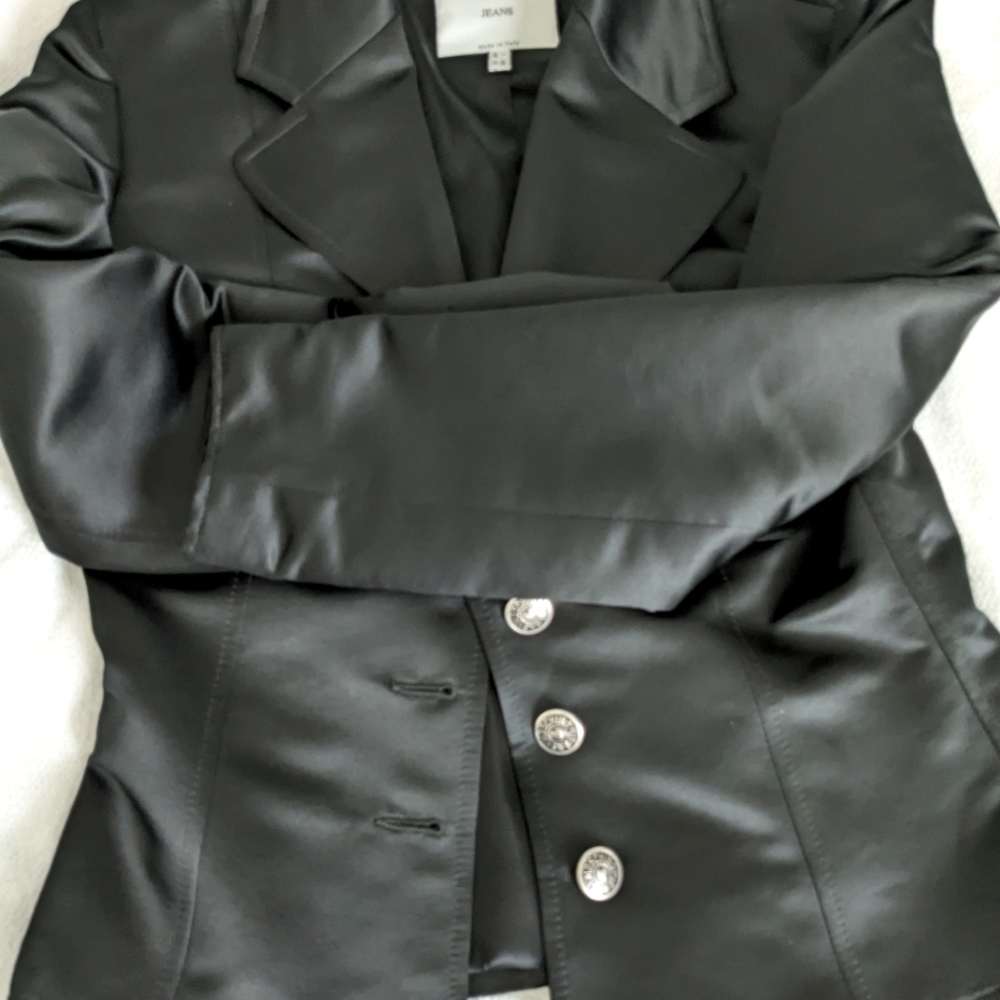 Moschino Cheap and Chic satin jacket